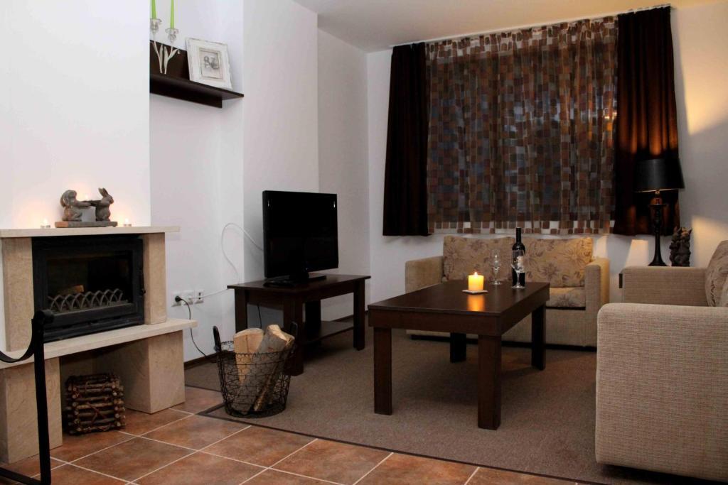 Two-Bedroom Apartment with Fireplace