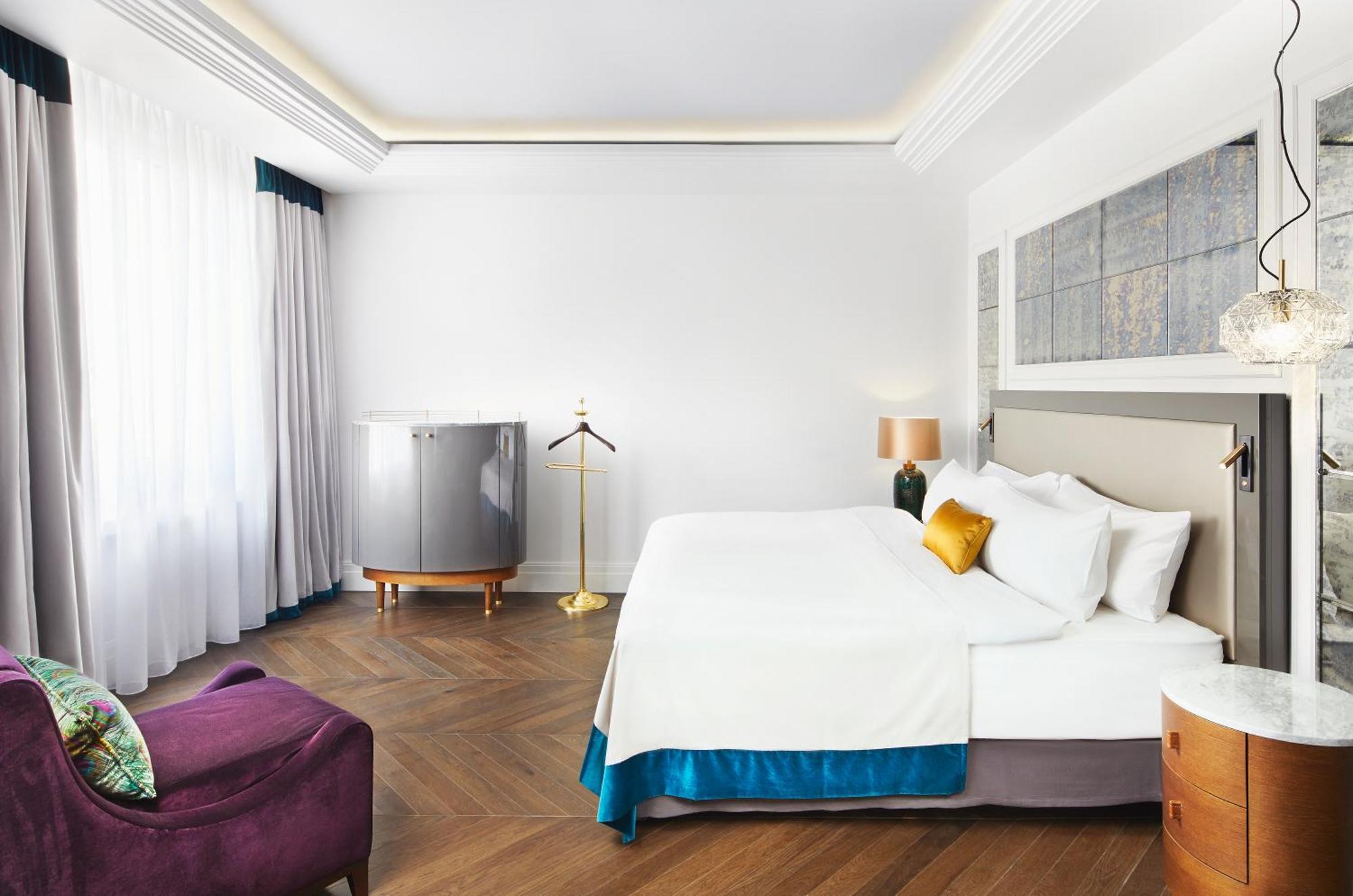 Junior Suite met 1 Slaapkamer, 1 Kingsize Bed, Uitzicht op de Stad